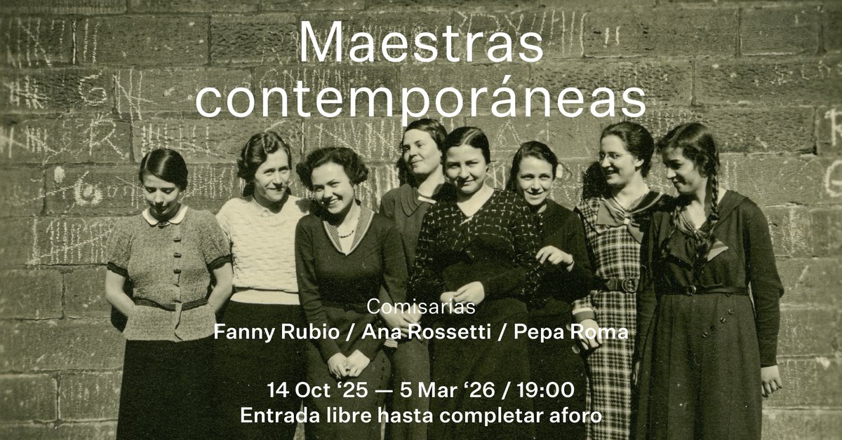 #MaestrasContemporáneas nos invita a (re)pensar el mundo desde una genealogía femenina, crítica y transformadora. 

Pardo Bazán, Aldecoa, Rodoreda, Zambrano y más figuras esenciales serán el punto de partida.

🔗 acortar.link/iAqque
🧵 Consulta el calendario ↓