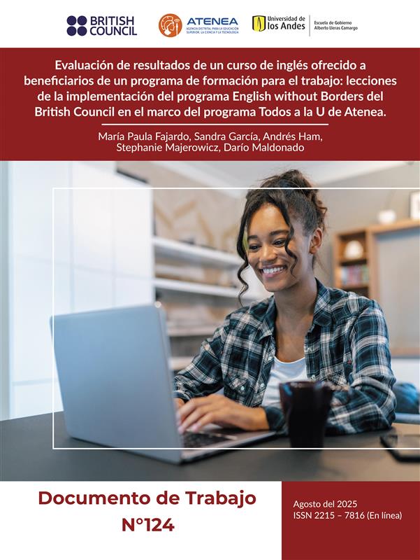 📢 Del aula virtual al impacto real: resultados del programa English without Borders en Bogotá 

La Escuela de Gobierno Alberto Lleras Camargo diseñó e implementó la estrategia de monitoreo y evaluación de este curso, iniciativa del <a href="/cobritish/">British Council</a> en el marco del programa Todos a la