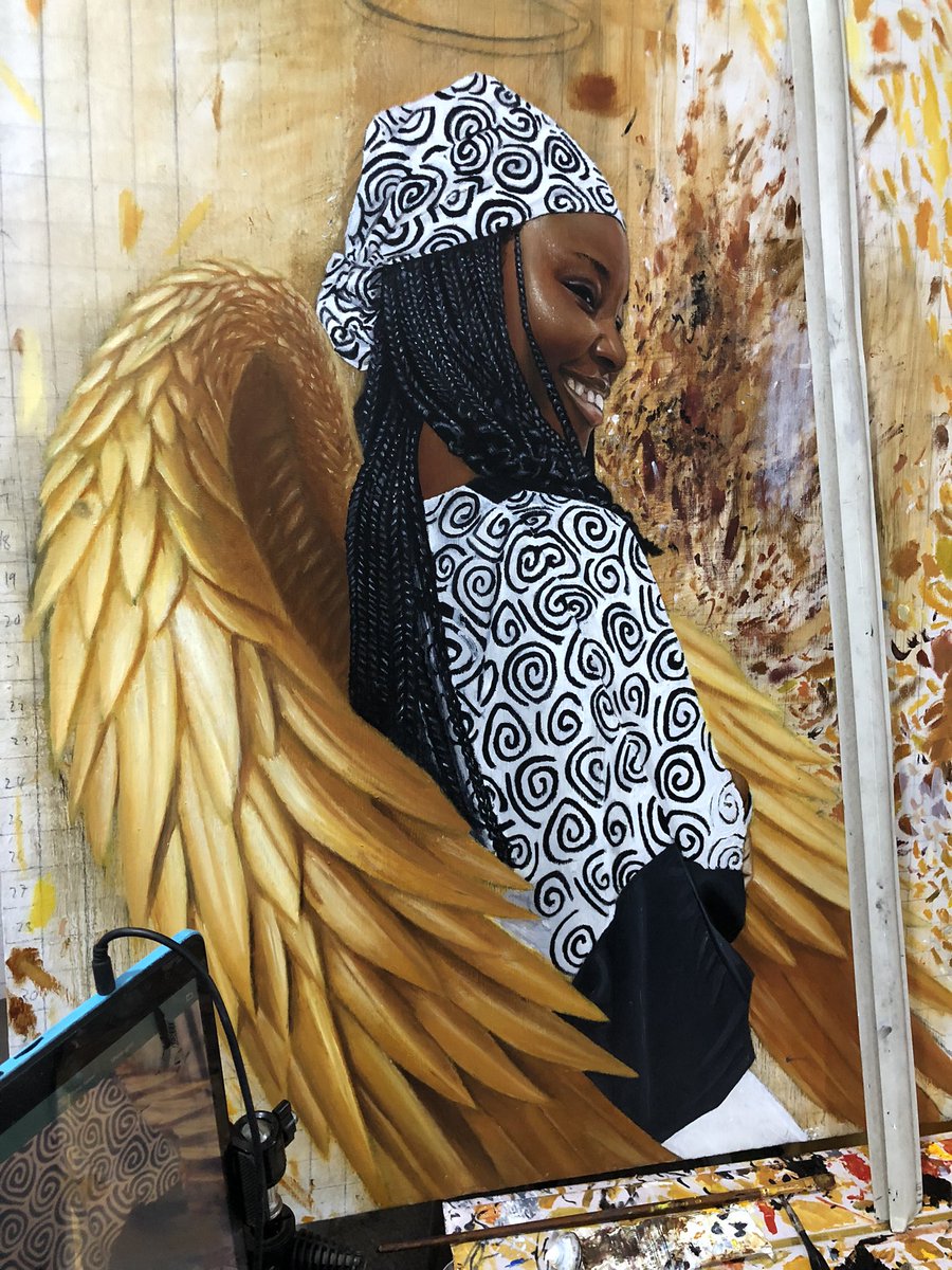 Painting in progress