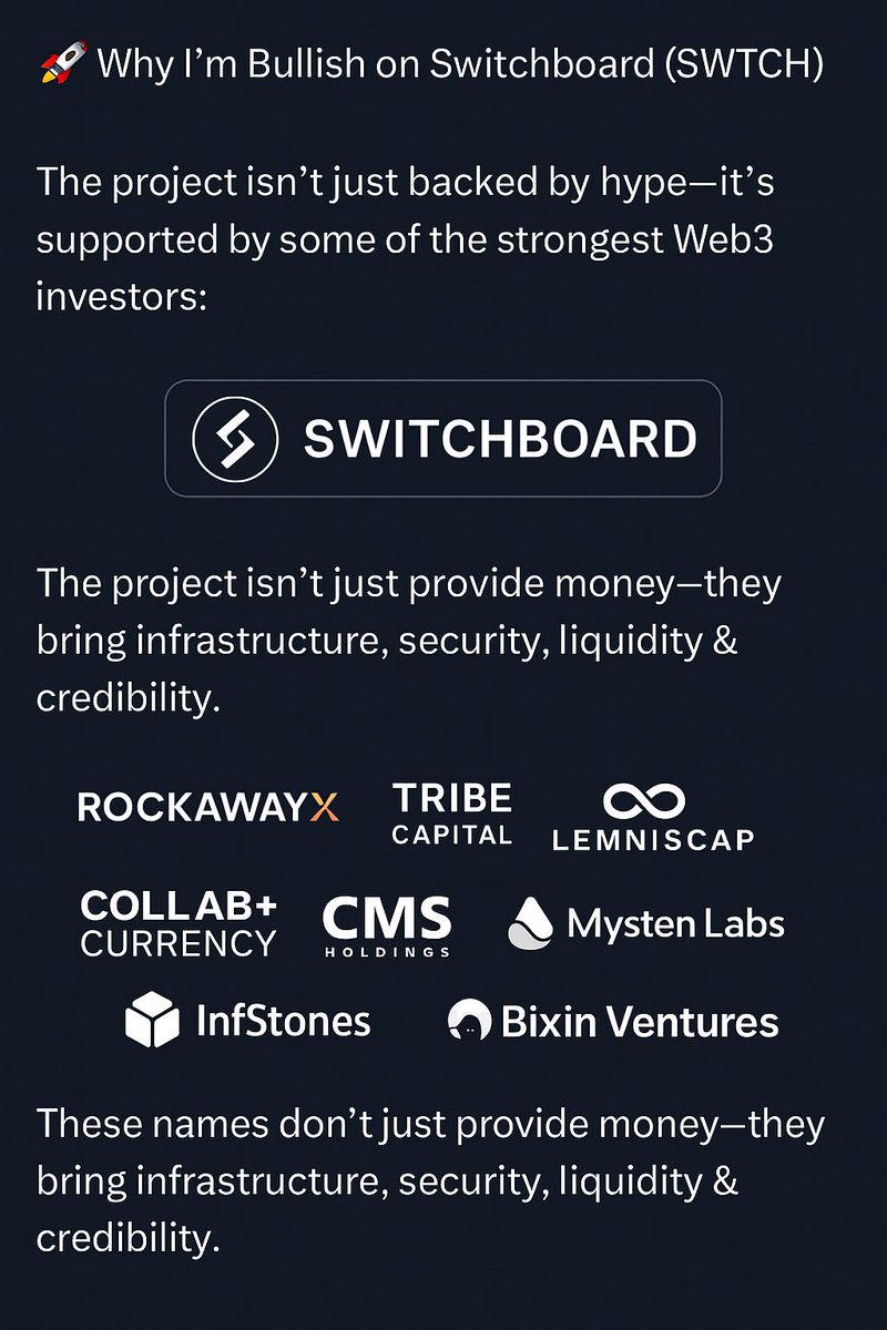 Christophe23067's tweet image. #SWTCHxBitgetLaunchpool Chris Hermida — Co-founder of Switchboard
→ @hermidao1 

Mitchell (Mitch) Gildenberg — Co-founder and CTO
→ @DoctorBlocks