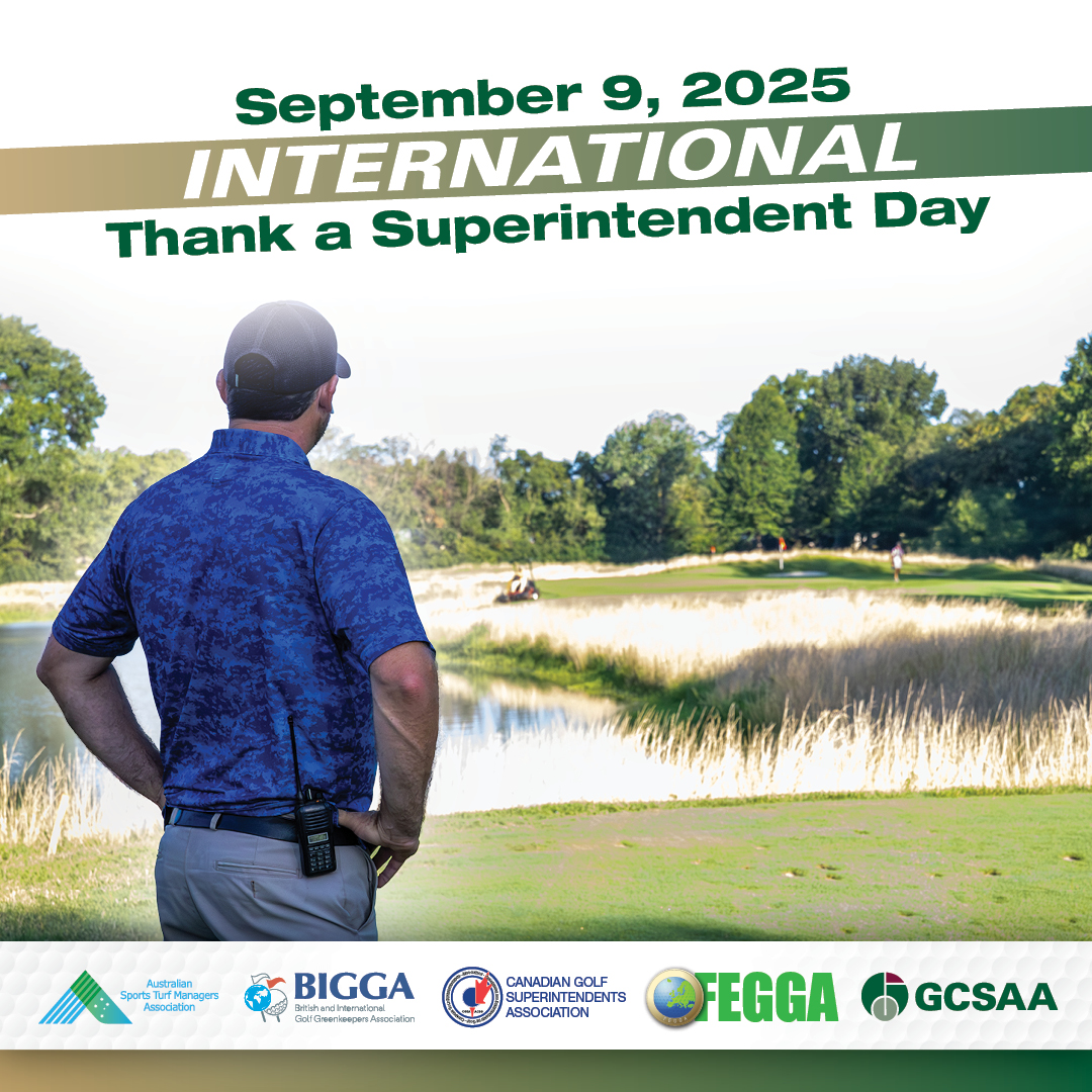 GCSAA's tweet image. Golf courses are more than places to play — they’re living, breathing ecosystems. Thank you, superintendents, for protecting wildlife and building natural sanctuaries. gcsaa.org/who-we-are/tha… #ThankASuper