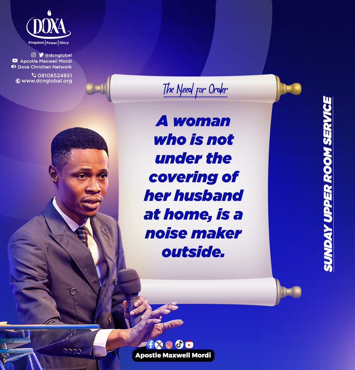 Apostle Maxwell Mordi tweet media