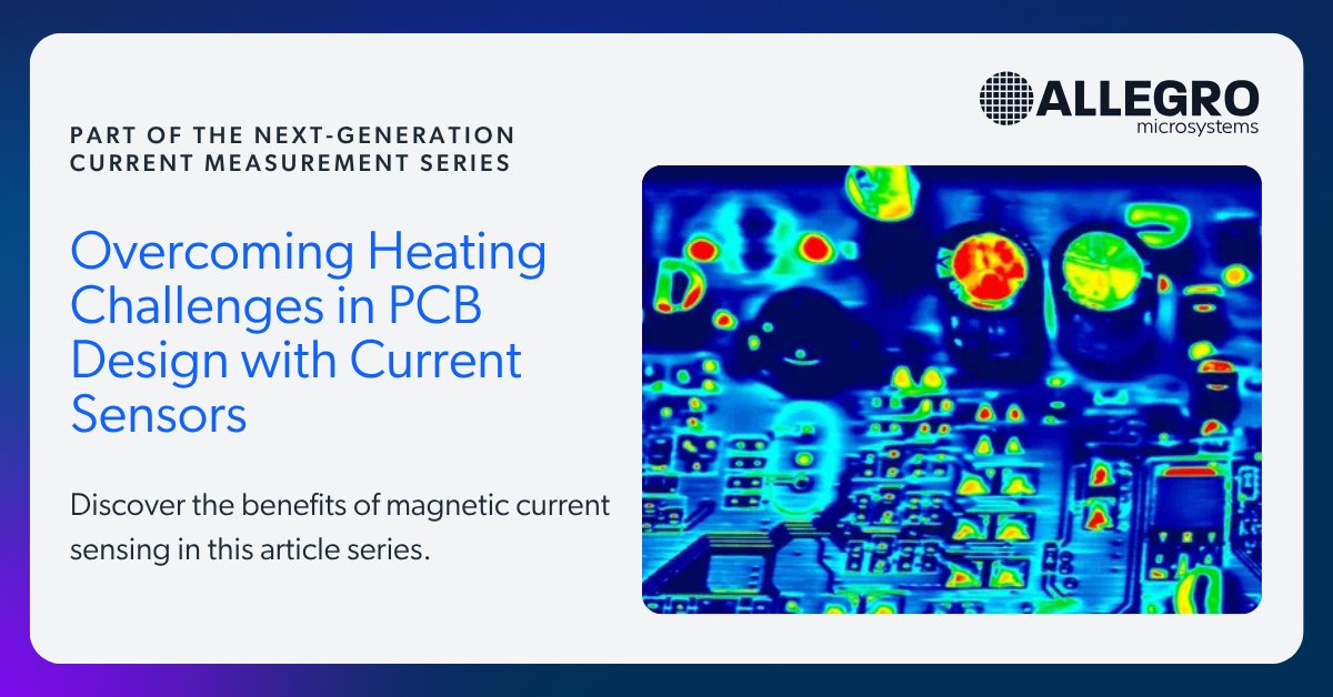 allegromicro's tweet image. Tired of heat build-up in your current sensing circuit?

Read Now: hubs.ly/Q03wsslb0

#ThermalManagement #PowerDesign #CurrentSensing #NextGenMeasurement
