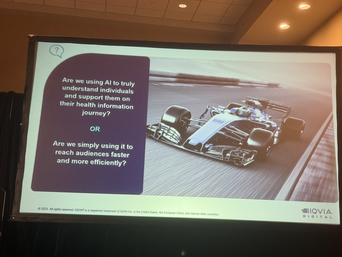 AI in pharma ≠ just speed.

It must be:
💡 Empathetic
📊 Evidence-driven
⚖️ Ethical
🤝 Human-centered

That’s how healthcare-grade AI transforms outcomes. #FiercePharma #AI #Pharma