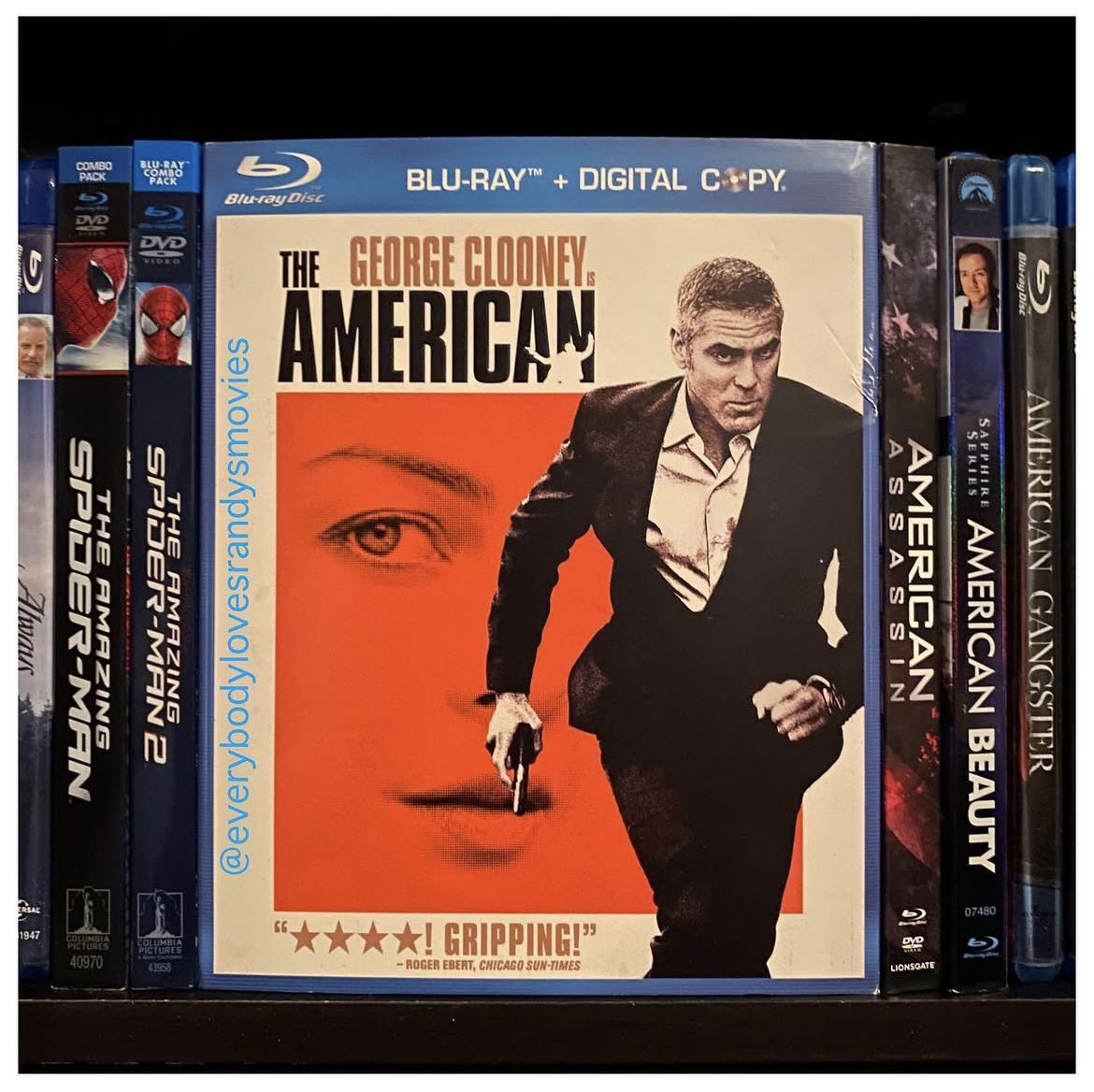RandysMovies's tweet photo. Movie: #TheAmerican (2010)

Starring: #GeorgeClooney #ViolantePlacido #TheklaReuten #PaoloBoncelli #IrinaBjörklund #JohanLeysen #FilippoTimi #AnnaFoglietta #BjörnGranath 

Directed By: #AntonCorbijn

#BluRay 
#MovieNerd 
#MovieCollector
#BluRayCollection 
#MovieCollection 
#MovieBuff
#PhysicalMedia 
#FilmTwitter