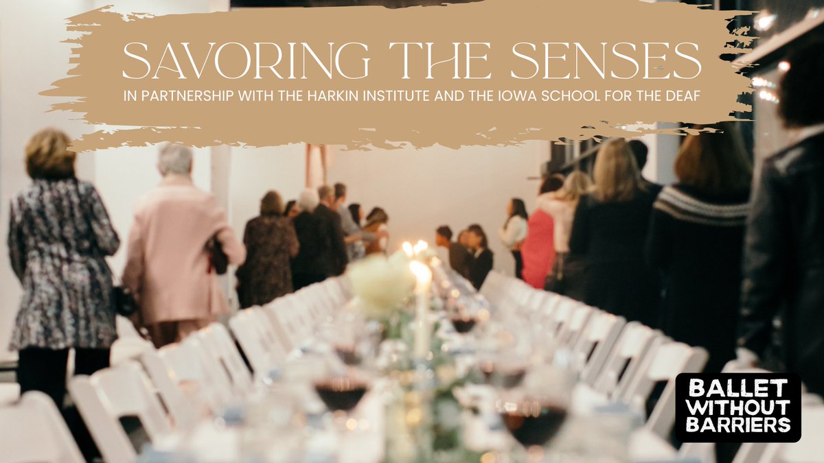 LAST CHANCE to order tickets to Thursday's Savoring the Senses dinner! Experience Rhapsody on a Theme of Paganini from different perspectives, including what it’s like to watch the movement with and without the sound of Rachmaninoff’s masterpiece. balletdesmoines.org/sensory-dinners