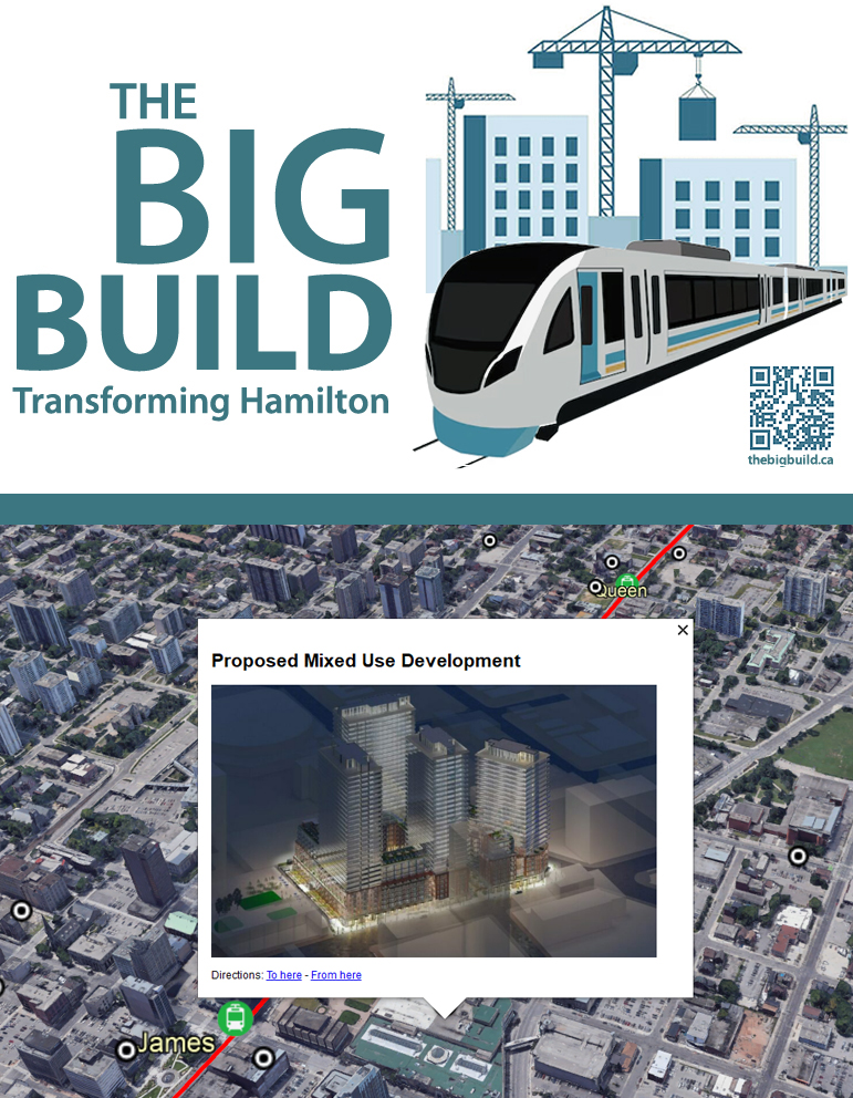 Proposed mixed use development. Located north of the
<a href="/HamiltonLRT/">Hamilton LRT</a> line, steps away from the James Stop
<a href="/DwntwnHamBIA/">DowntownHamiltonBIA</a>.

Another part of #thebigbuild - Transforming Hamilton.       

Explore: thebigbuild.ca