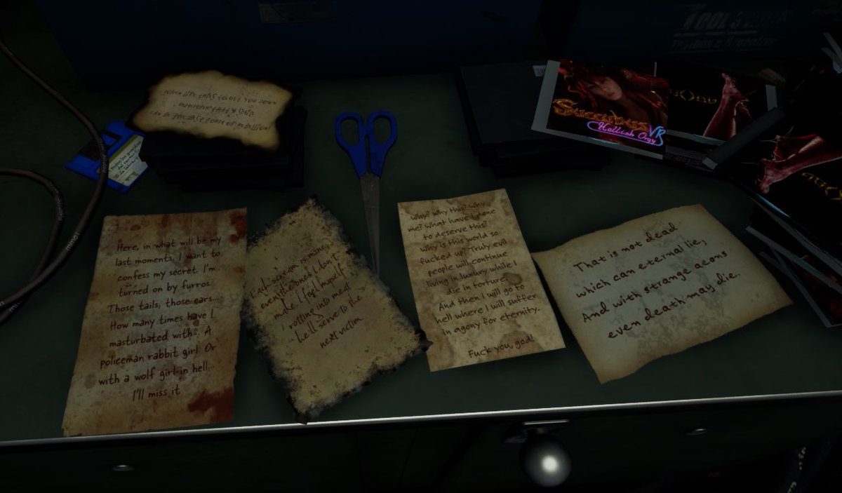 Dear Backers, 

We’re already working on the content you’ve sent us – here’s a first example of the NOTES that will appear in <a href="/TORMENTORgame/">TORMENTOR</a>🩸

This is a reminder for everyone who purchased perks on #Indiegogo that include creating either a NOTE or a LIVE CHAT MESSAGE for