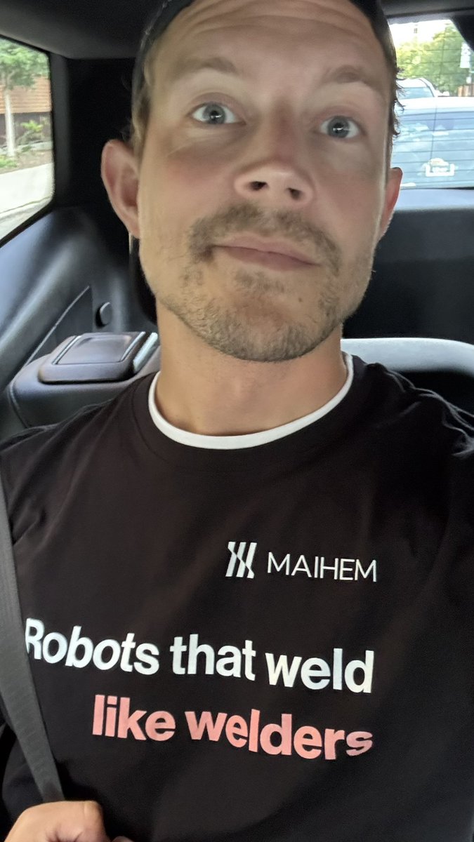 Today at <a href="/FabtechExpo/">FABTECH</a> : 4pm

☕️ 🍰 Join me for Coffee, Cake, and Weld at the Starbucks by booth B12000. I’ll cover the tab. Bring your questions, your ideas, or just your curiosity about autonomous welding. You can’t miss me, I’m the guy in THAT t-shirt.