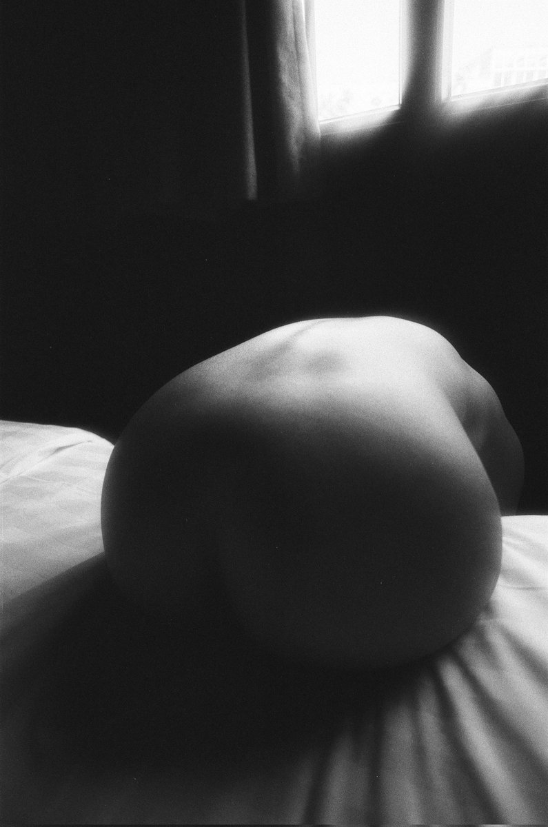 Model _hannahatnight ig 

Black &amp; White 35mm Film
Olympus OM1n Zuiko 21mm f3.5