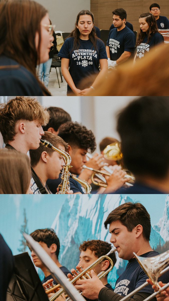 Como parte de su gira, la Banda Sinfónica y el Coro de campanas UAP compartieron su música en la editorial ACES, en Buenos Aires. 🎶 Un momento de adoración y conexión con Dios.

Que el Señor los siga bendiciendo en este hermoso Ministerio 🫂❤️ .