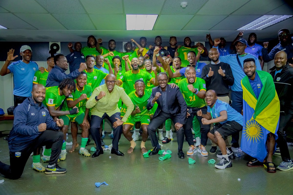 👏🏾 Mwakoze Amavubi!
A well-deserved win today 💪🏾🇷🇼. The journey continues, onto the next challenge with the same spirit and determination!

#TuriAmavubi #RwandaSports