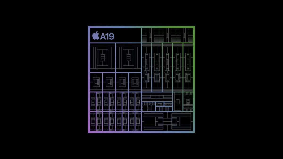 theapplehub's tweet image. iPhone 17 features an A19 chip