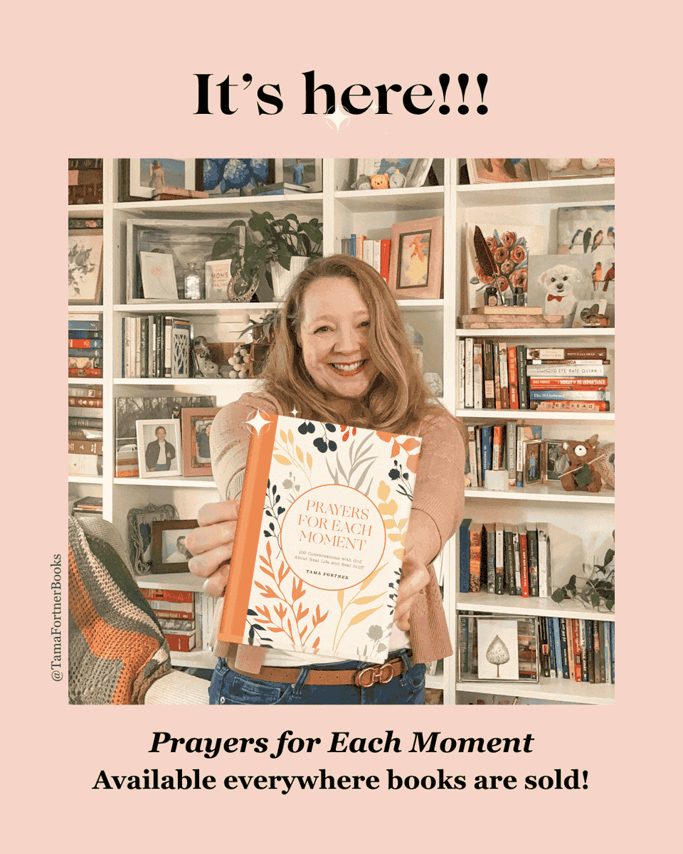 ✨ It’s here!

PRAYERS FOR EACH MOMENT is officially out in the world! 🎉 It's 100 Conversations with God About Real Life and Real Stuff.

Grab your copy today, and let’s walk this journey together. tamafortner.com/prayers-for-ea…

<a href="/WaterBrookPress/">WaterBrook Multnomah</a> <a href="/penguinrandom/">Penguin Random House 🐧🏠📚</a>