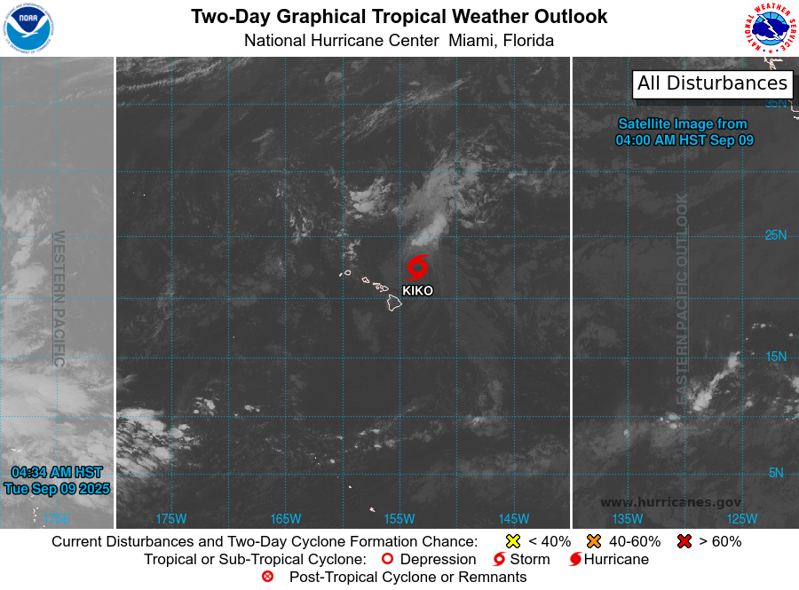Muvyuiharuka's tweet image. Tropical Storm #11E #Kiko

NHC. 2025.09.09. UTC 12:00Z 40kts 🐱 1007hpa