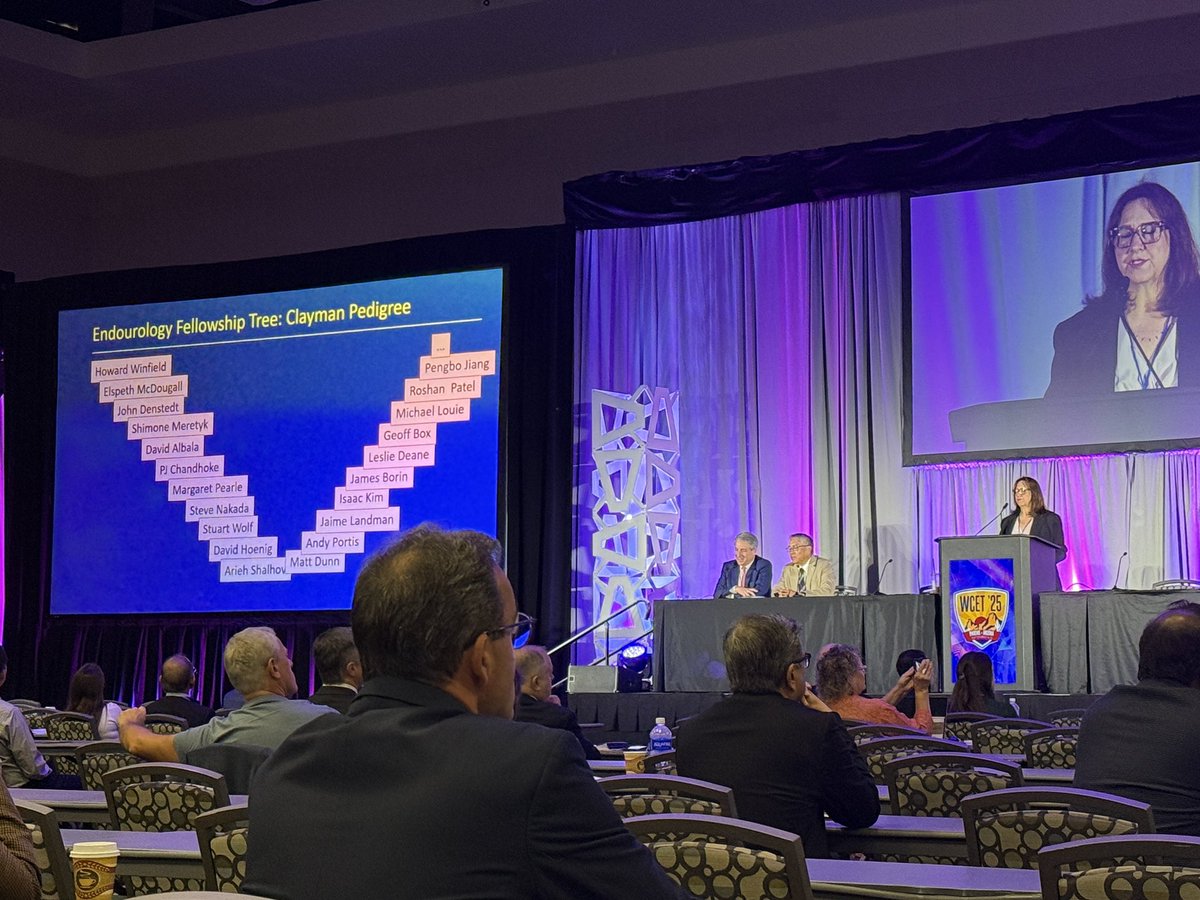 A very inspiring talk by Dr. Pearle on the fellowship tree and history of fellowships in Endourology.

<a href="/UMNUrology/">UMN Urology</a> was instrumental in the beginning with Dr. Smith and <a href="/RalphVClayman/">Ralph V. Clayman</a> 

<a href="/Endo_Society/">Endourological Society</a> #WCET25
