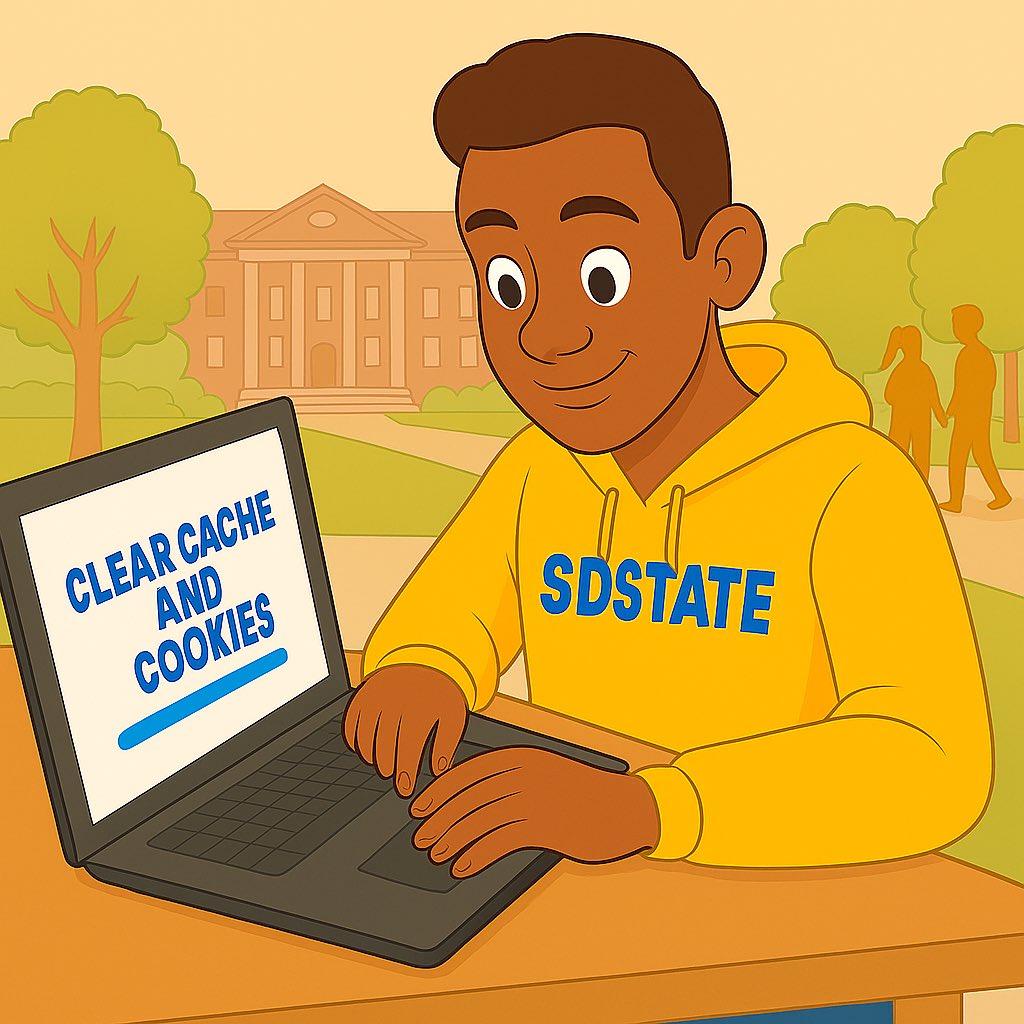 GoJacksTechHelp's tweet image. 📢 #TechTipTuesday 
 
🧹 Clear Your Browser Cache
Having trouble logging in or loading pages? Clearing your browser cache can often fix the issue!

 
👉 Full guide here:
help.sdstate.edu/TDClient/2744/…

 
💙 #SDState #JackrabbitTech