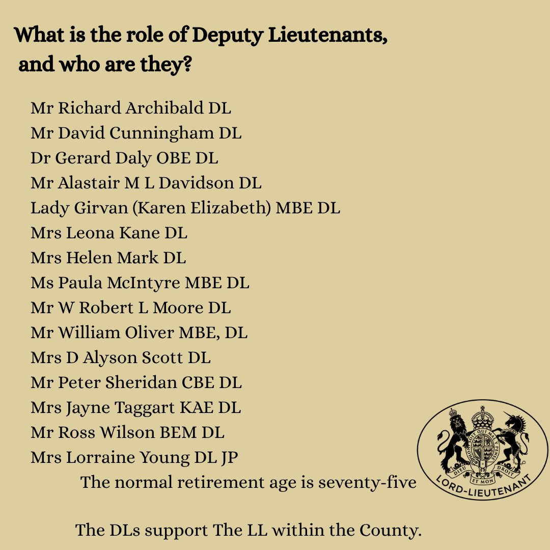 What is the role of a Deputy Lieutenants, and who are they?

We are more than happy for you to get in touch - please email:

 clerk@lord-lieutenantoflondonderry.com or our website has FAQs.