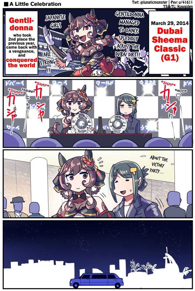 The Story of After Gentildonna Won the Dubai Sheema Classic by