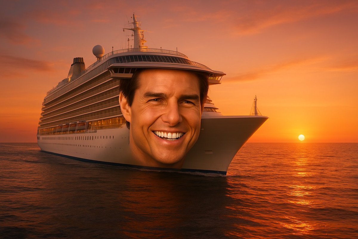 CruiseOnSol's tweet photo. @Variety Tom Cruise really does give the best relationSHIP advice tbh 🚢 https://t.co/5RfSq4F8dG