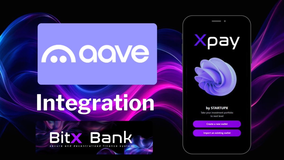 XSTP_StartUpX's tweet photo. Experience the next DeFi hub in the crypto space.
@aave Next Integration 
Swap. Borrow. Supply. Earn. Repeat. https://t.co/KPUSDKvxLc https://t.co/IA3RCqrEeL
