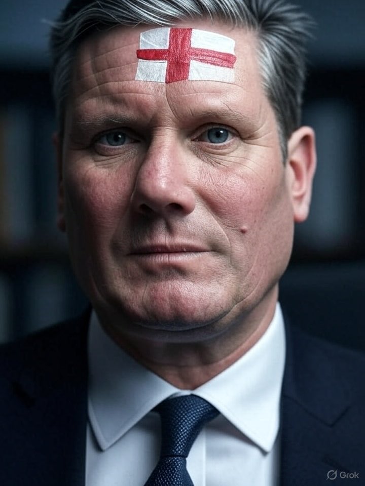 Free Speecher (@realksridharan) on Twitter photo <a href="/TRobinsonNewEra/">Tommy Robinson 🇬🇧</a> Native Britons need to paint a St. George’s cross on Keir Starmer’s forehead.
Then maybe he will be removed in 72 hours too! <a href="/TRobinsonNewEra/">Tommy Robinson 🇬🇧</a> Native Britons need to paint a St. George’s cross on Keir Starmer’s forehead.
Then maybe he will be removed in 72 hours too!