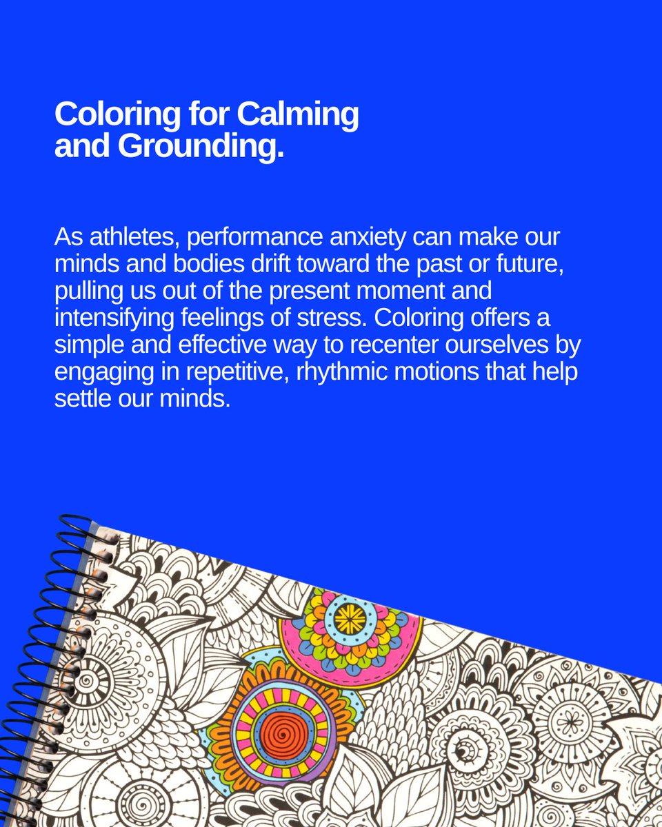 voiceinsport's tweet photo. Coloring books aren’t just for kids. They’re for athletes, too. Learn how coloring can improve your athletic performance at the VOICEINSPORT App (link in bio) 📲 https://t.co/GahotudjwZ