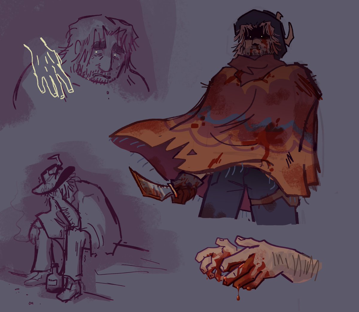 more cowboy oc stuff!!
i am very normal about him