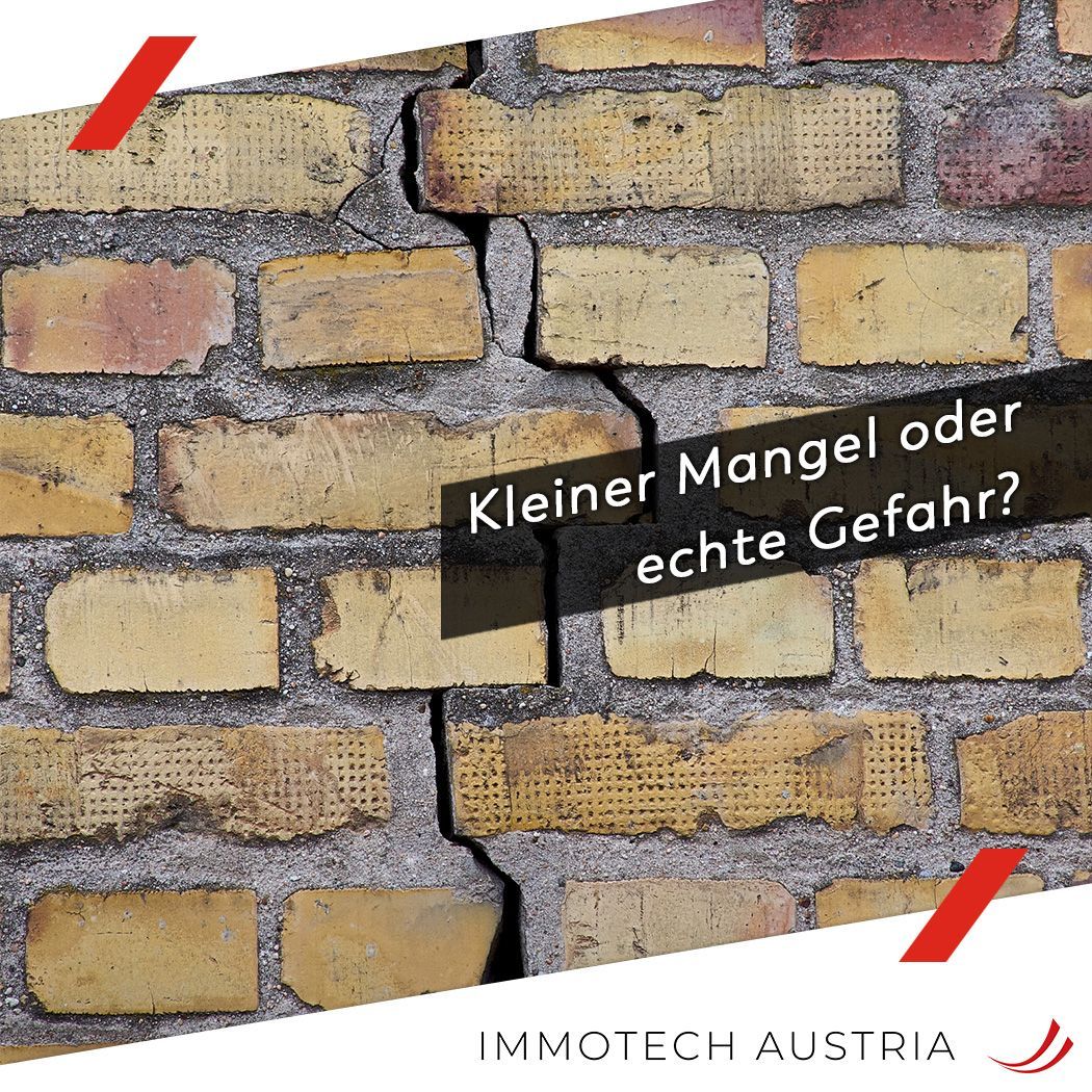 ImmotechAustria's tweet photo. Ein Riss in der Wand? Für viele nur ein Schönheitsfehler, doch wir kennen die Risiken. Unsere #Objektsicherheitsprüfungen nach ÖNORM B1300 / B1301 decken auf, was sonst unentdeckt bleibt. #IMMOTECH erkennt Gefahren, bevor sie zum echten Problem werden! https://t.co/blt1ejzgrG https://t.co/BlbCOZXPTr