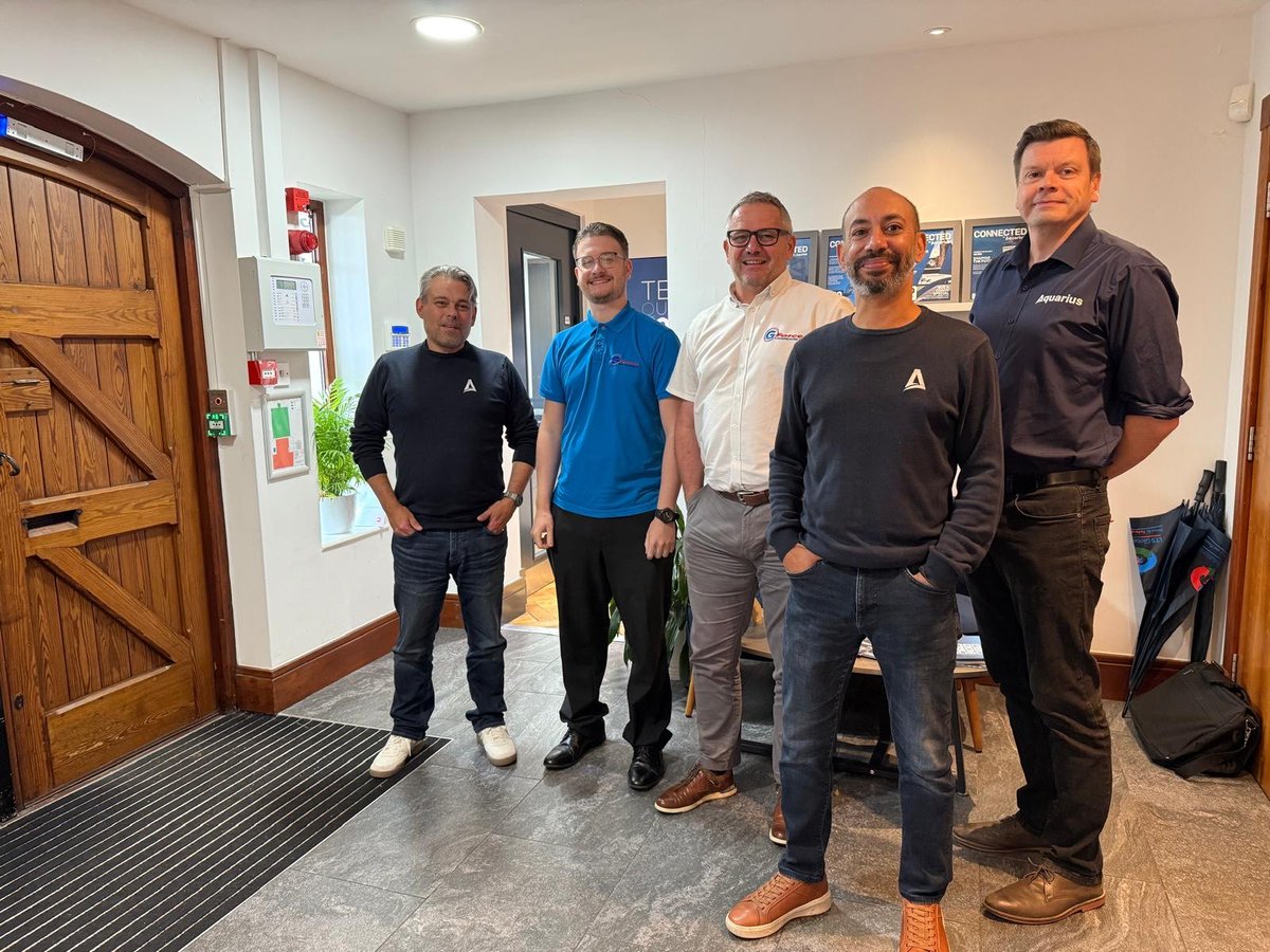 Great showcase day at our HQ in Lymm with <a href="/GForceComms/">G-Force Communications</a> talking products, services &amp; connections 🤝 

📸 John Brookes and Connor Smith-Brown from G-Force are pictured here with our guys Subir Gupta, Marc Caplin, and Alexander Young. 

Exciting times ahead!