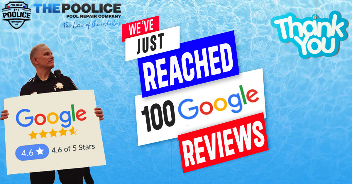 We have just received our 100th Google Review! We are really proud of this milestone achievment &amp; we would like to Thank everyone for their support!

4.6⭐️ out of 100 Reviews

#thepoolicepoolrepaircompany #poolcompany #poolrepair #googlereviews #poolrenovations #poolresurfacing