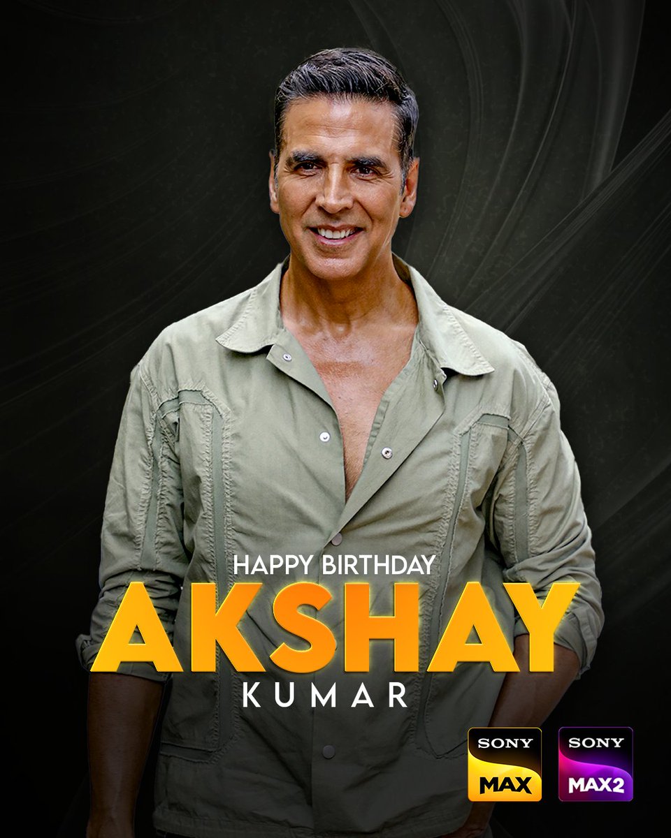 SonyTVUK's tweet photo. Wishing #AkshayKumar a very happy birthday!
#HBDAkshayKumar #SonyMAXUK #SonyMax2UK https://t.co/v90PEjqf2W