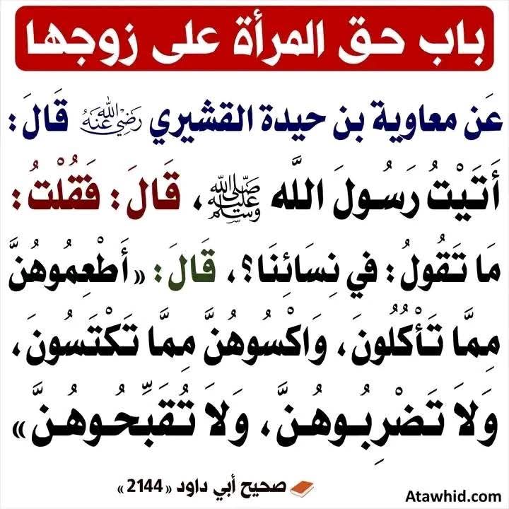 حقوق النساء في ديننا.......................