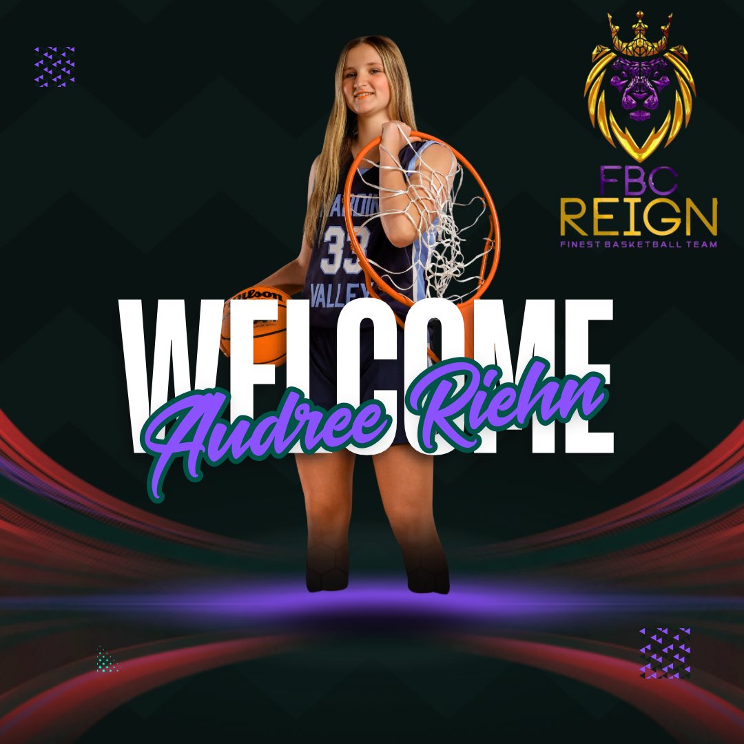 We are excited to welcome 2028 Audree Riehn <a href="/AudreeRiehn_28/">Audree Riehn</a> To the Reign Family! This 6’0 Forward from Hardin Valley Academy is about to help us have a huge summer and we can’t wait! <a href="/2028Fbcreign/">FBC Reign 2028</a> <a href="/FBCMotton/">FBC Mo</a> <a href="/CoachVann35/">Justin Vann</a> <a href="/2026Reign/">FBC Reign 2026 UA</a> <a href="/2027Fbcreign/">FBC Reign 2027 GUAA</a> <a href="/_BlakeDerrick/">Blake Derrick</a>