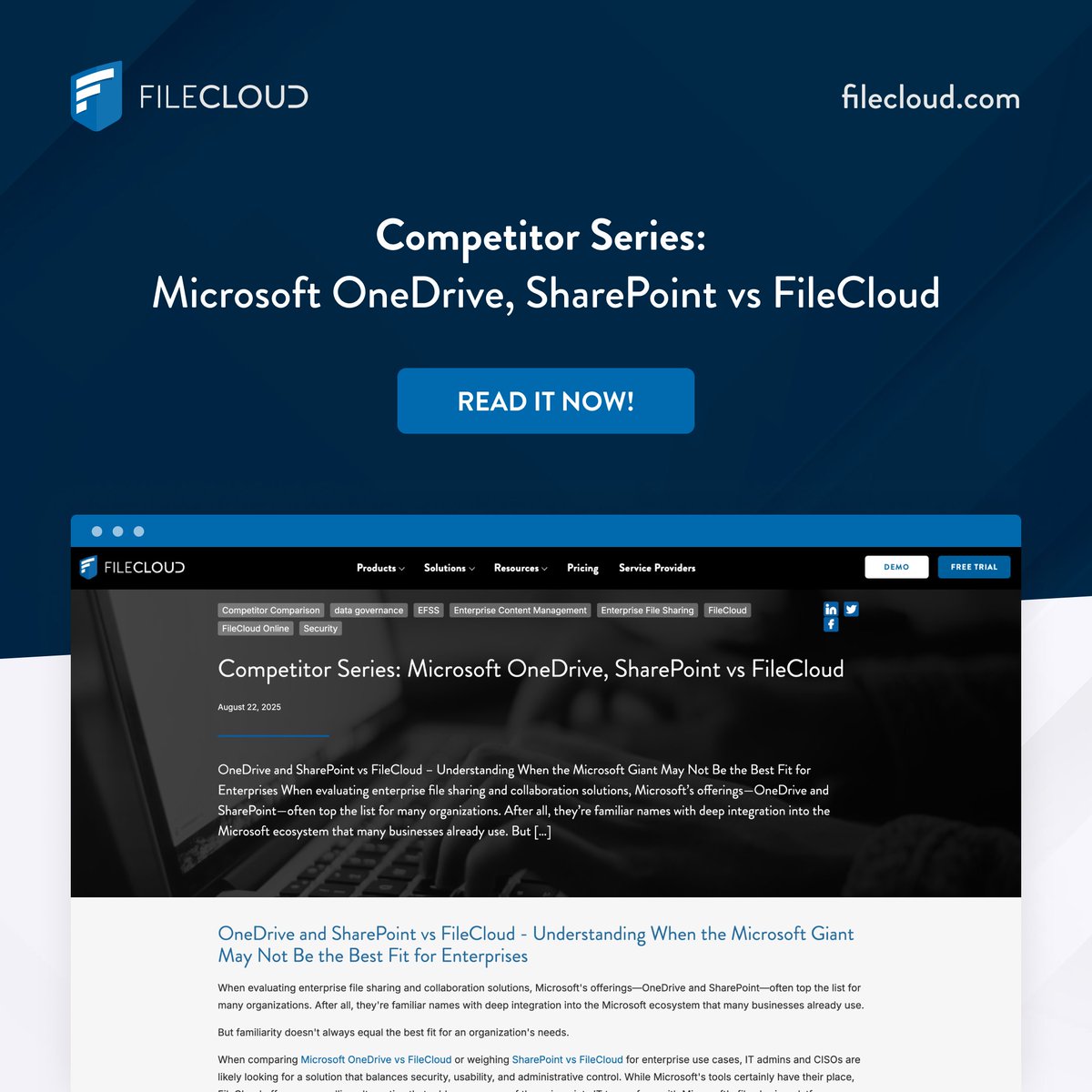 FileCloud tweet media