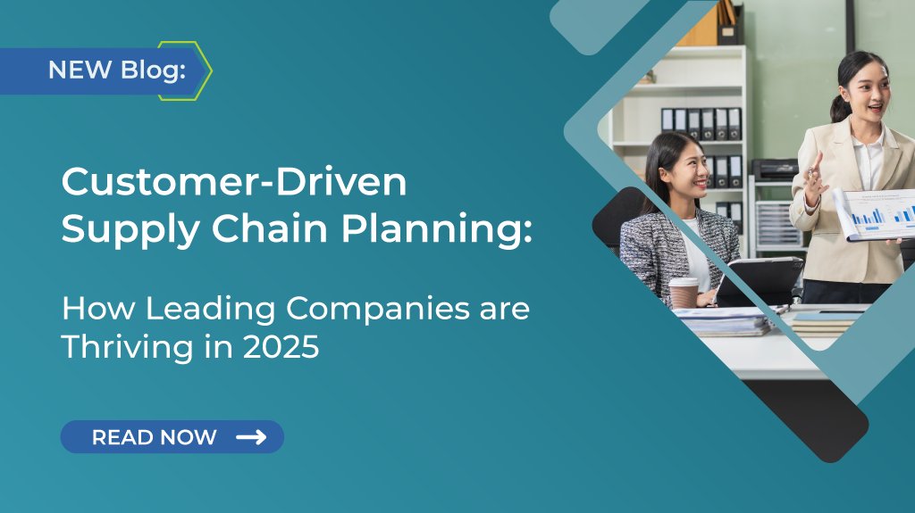 2025 supply chains can’t run on gut feel or old data. Leaders are flipping the script: putting customers at the center of planning.

➡ Real-time POS + CRM insights
➡ Scalable, disruption-ready tools

More on customer-centric planning trends 👉 bit.ly/3I3LMxe