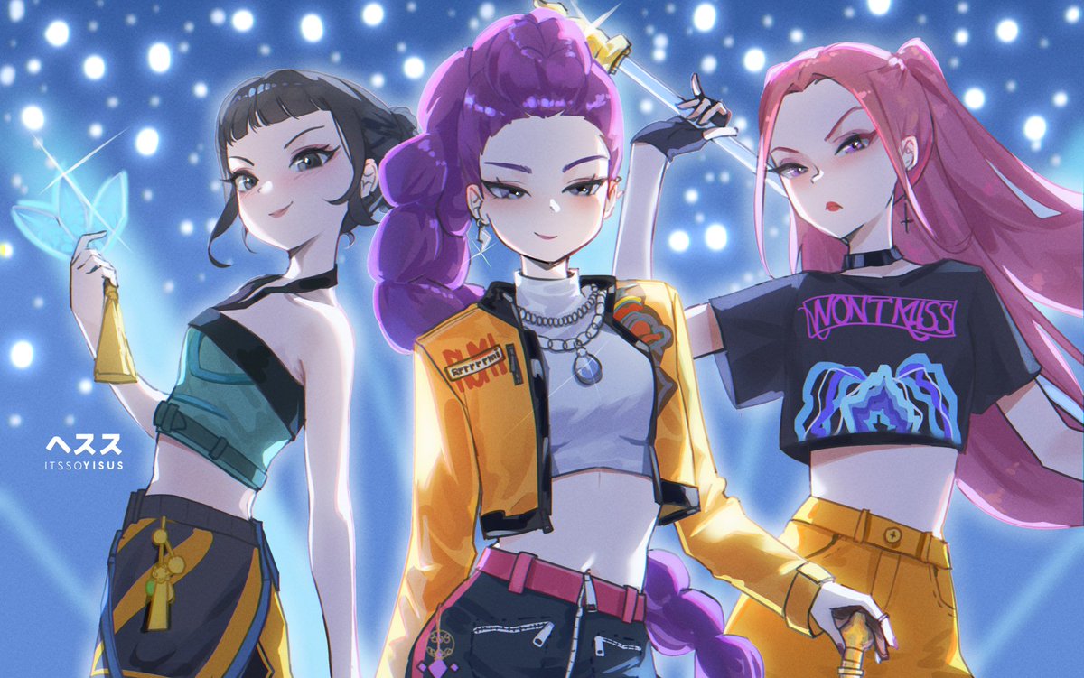 Zoey, Rumi, Mira🎶 #HUNTRX #huntrixfanart #KPOPDEMONHUNTERS #KPOP