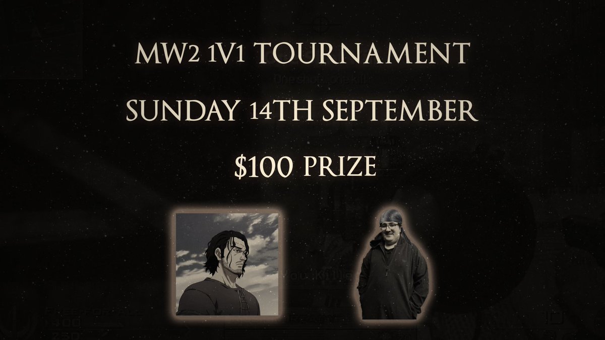 🚨🚨500 SUBSCRIBER SPECIAL🚨🚨
RUST 1V1 TOURNAMENT, WINNER GETS $100, FT <a href="/Stallzy/">Stallzy 🐝</a> 
(To enter, first come first served, the first 16 people will automatically qualify)
Live on twitch.tv/perqaa_ on Sunday 8PM GMT!