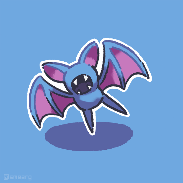 smearg's tweet photo. funny lil zubat n golbat 🦇🦇 https://t.co/vGS0xqf8N6