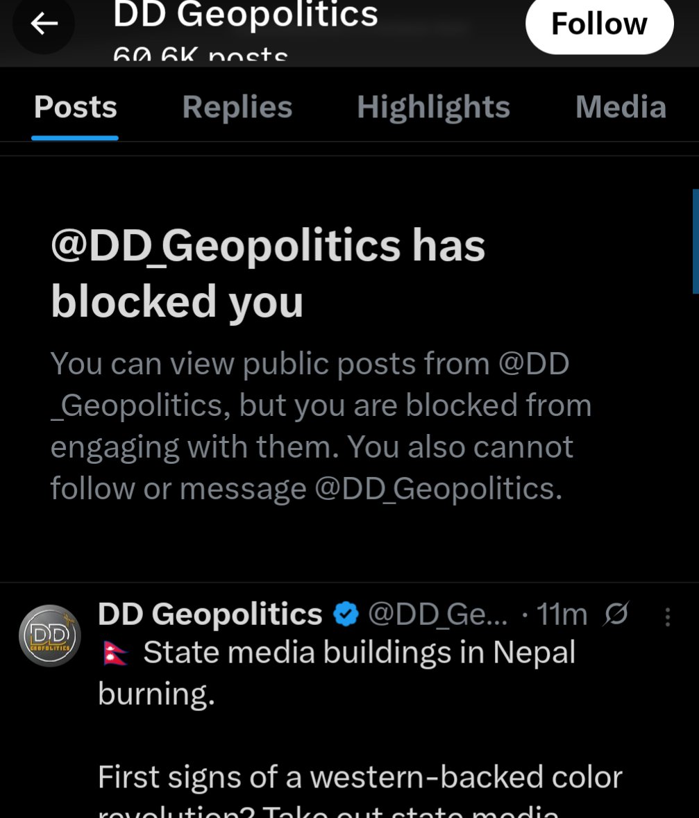 I never heard of these guys until today but they've blocked me. Kind of funny because I didn't think I was active enough here to draw anyone's attention.