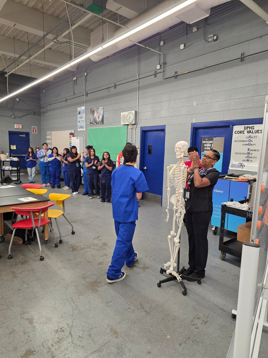 Desert Pines Magnet (@dpmagnet) on Twitter photo Our <a href="/ClarkCountySch/">CCSD</a> <a href="/CCSDMagnet/">CCSD Magnet Schools</a> <a href="/CTEinCCSD/">CCSD #CareerTechEd</a> <a href="/DPHS_Jags/">Desert Pines HS</a> #Medical students learning about #Anatomy from their new Medical Assisting #teacher Ms. Banks! #CTE #1forkids Our <a href="/ClarkCountySch/">CCSD</a> <a href="/CCSDMagnet/">CCSD Magnet Schools</a> <a href="/CTEinCCSD/">CCSD #CareerTechEd</a> <a href="/DPHS_Jags/">Desert Pines HS</a> #Medical students learning about #Anatomy from their new Medical Assisting #teacher Ms. Banks! #CTE #1forkids