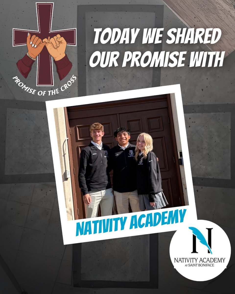 Today we shared the Promise of the Cross with the students of Holy Spirit and Nativity Academy! We look forward to welcoming these future Cougars to campus soon. Interested in experiencing Holy Cross for yourself? Schedule a shadow visit today!