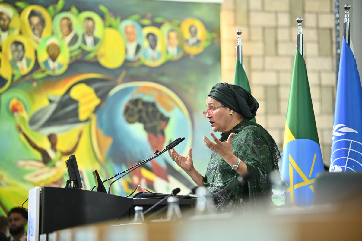 AminaJMohammed's tweet image. Africa’s story is one of resilience, self‑determination, and renewal.
On African Union Day, we celebrate a continent shaping its future—women and youth at the helm—advancing the #SDGs and #Agenda2063.
#AUDay