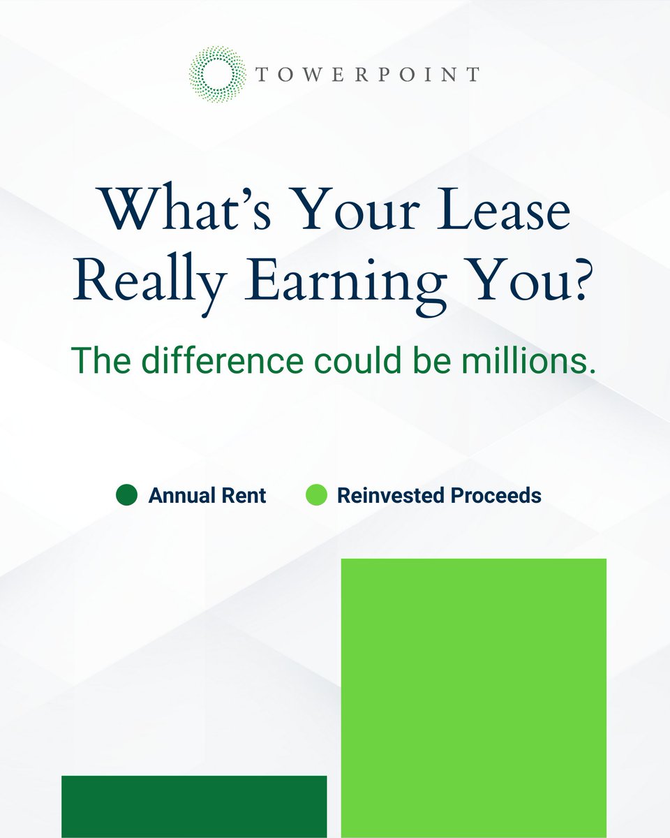 You’re cashing rent checks. But is your lease really performing? Many site owners don’t realize their lease is underperforming—until they compare the numbers.

👉 Find out if yours is falling short: towerpoint.com/the-hidden-cos…

#CellTowers #RealEstate #Telecom