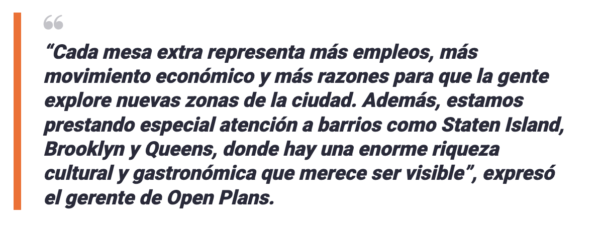 Cecil Brooks habló con <a href="/HispanoQ/">Quadratín Hispano</a> sobre la ✨Semana de Comida al Aire Libre✨, nuestra iniciativa para revitalizar el sector gastronómico local. Únete comiendo afuera y apoya a tus restaurantes locales para espacios exteriores todo el año.
quadratin.com/nueva-york/pro…