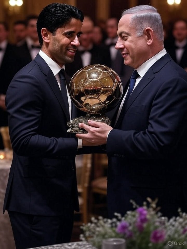 Bbi for the Ballon d'Or 🤣🤣

#Hamas #qatar #nasser #althani