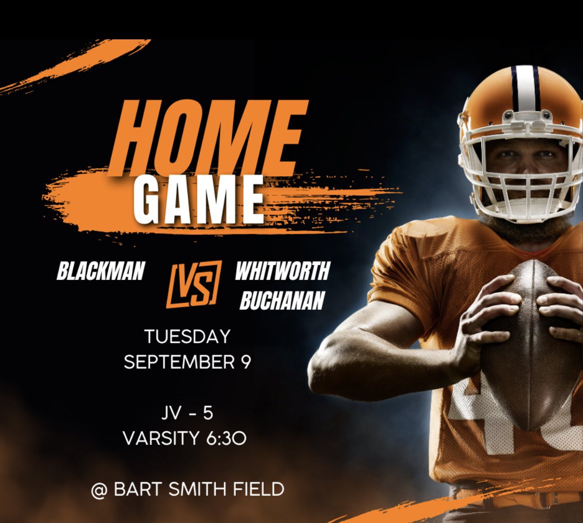 Blackman Middle Football tweet media