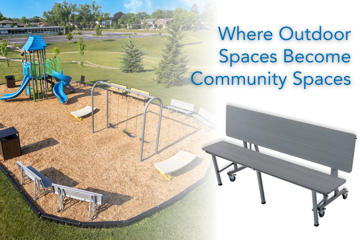 AmTab's tweet image. A Bench for Every Space: Learning Beyond the Classroom 💡

That’s why AmTab designed the Outdoor All-In-One Mobile Convertible Bench, with a versatile design that seamlessly transforms from bench to table. 

Let’s reimagine what outdoor spaces can be.
linktr.ee/amtabmfg