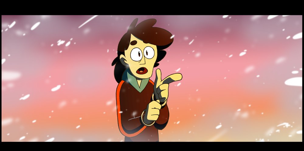 MonvanaComic's tweet image. Forgot I made an extension of this panel to look like a movie frame!
(Man, how cool would "MONVANA: The Movie" be, huh?)