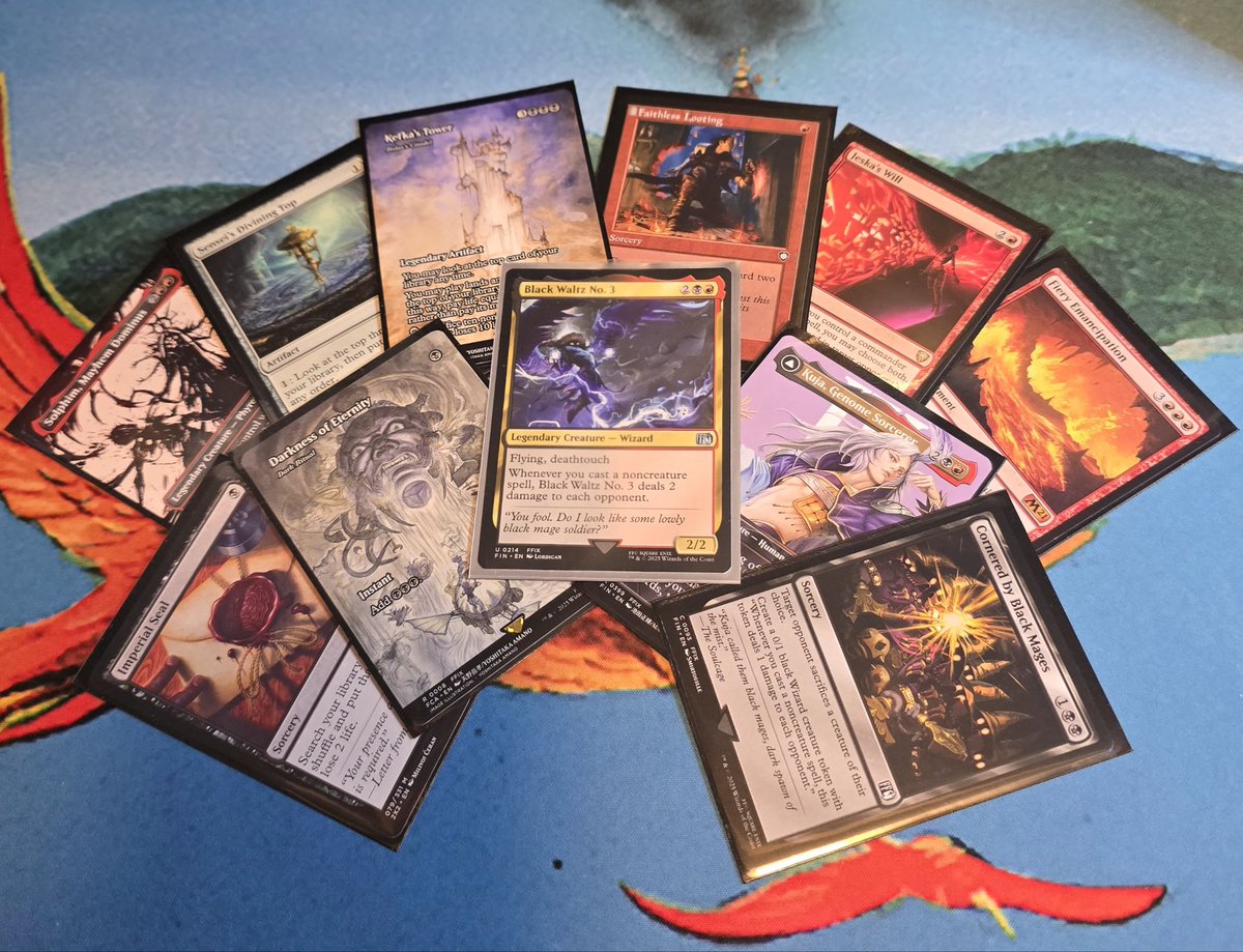 Had a chance to give Black Waltz No 3 a proper test last last night.  2-0 for this Rakdos Storm list 🔥💀